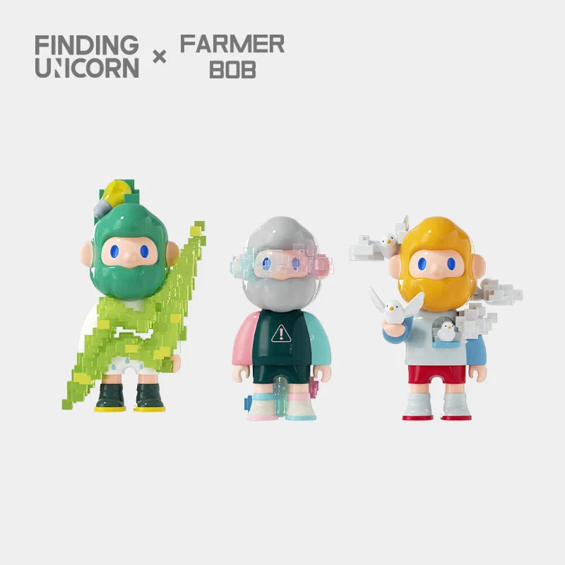 Farmer Bob Next Generation Pixel Universe Blind Box Series by Finding Unicorn