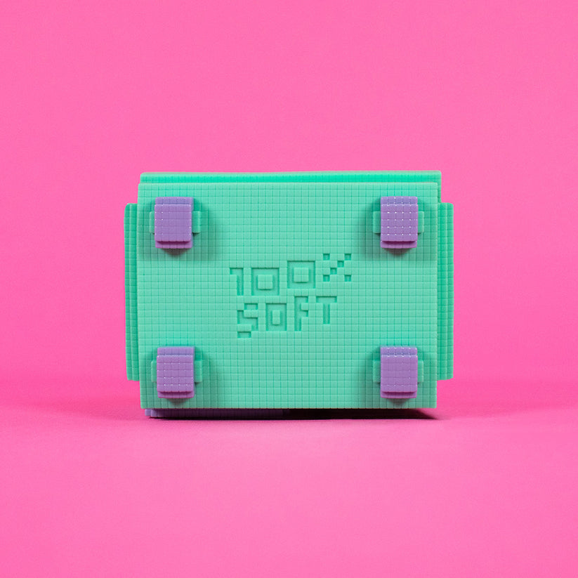 8-Bit Dumpster Fire Vinyl Figure by 100% Soft