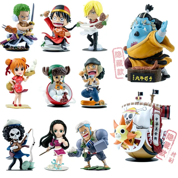 One Piece Chinese Food Blind Box series by Winmain x Toei Animation