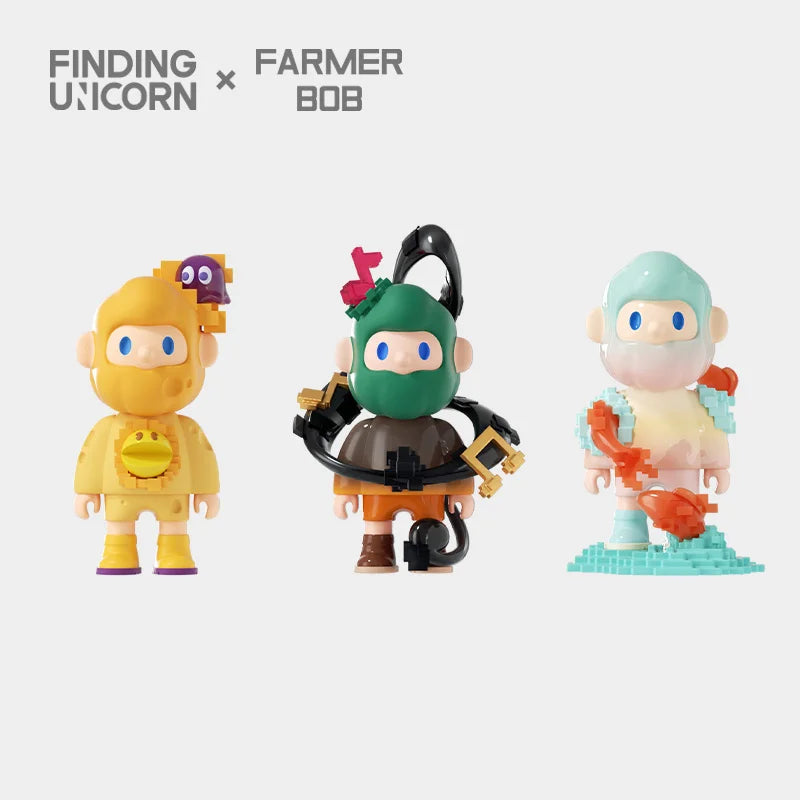 Farmer Bob Next Generation Pixel Universe Blind Box Series by Finding Unicorn