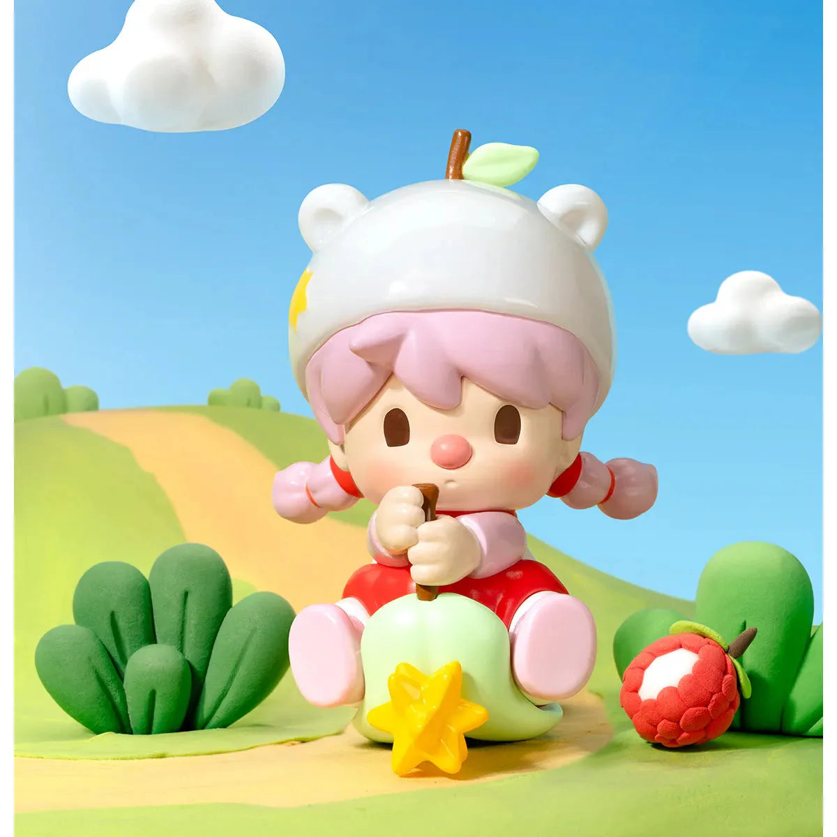 Grass Skiing Lychee - Sweet Bean Fruit World Adventure Series by POP MART