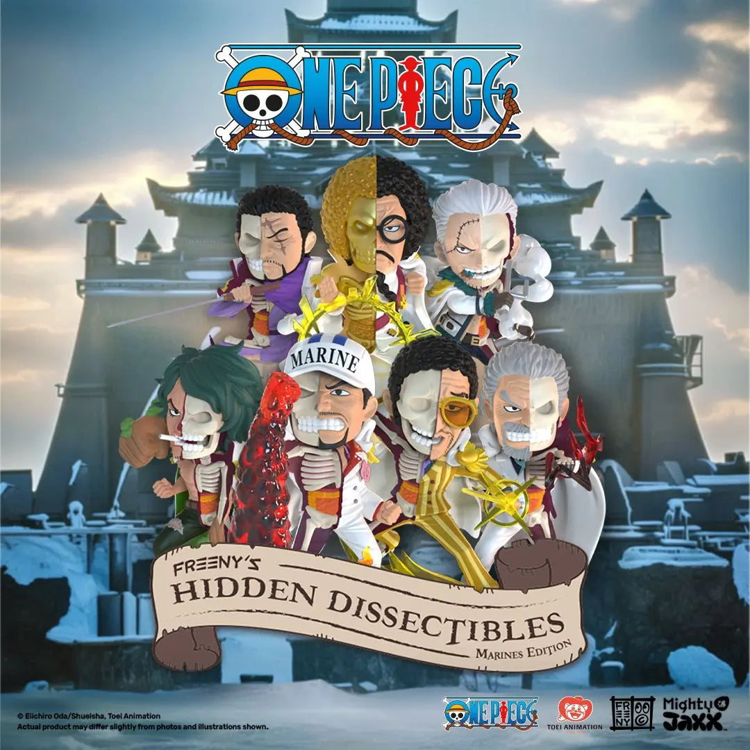 Freeny's Hidden Dissectibles: One Piece - Marines Edition Blind Box by Mighty Jaxx