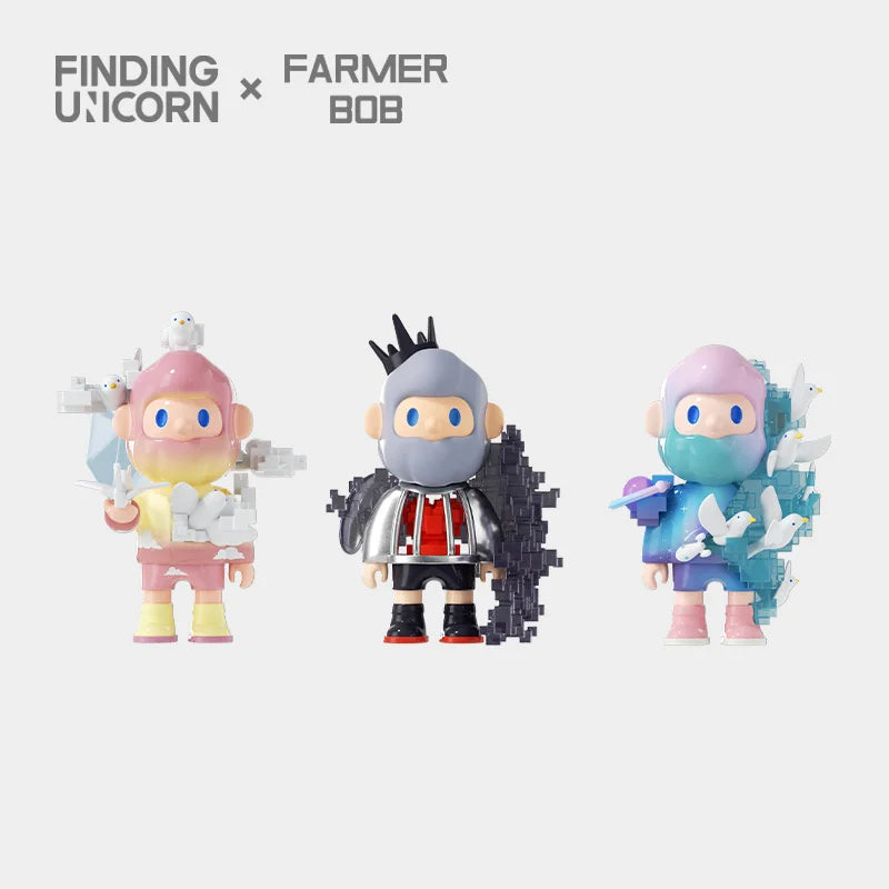 Farmer Bob Next Generation Pixel Universe Blind Box Series by Finding Unicorn