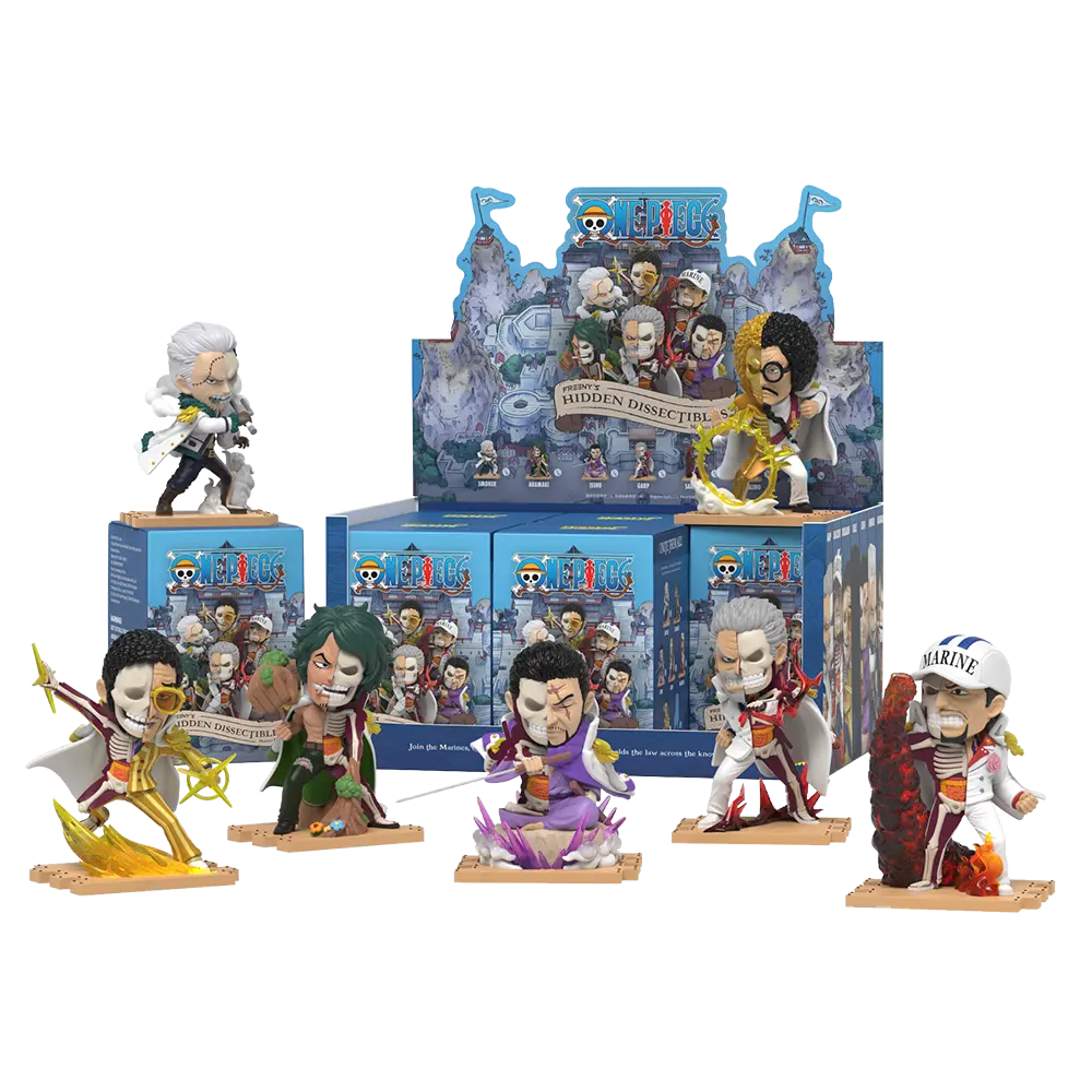 Freeny's Hidden Dissectibles: One Piece - Marines Edition Blind Box by Mighty Jaxx