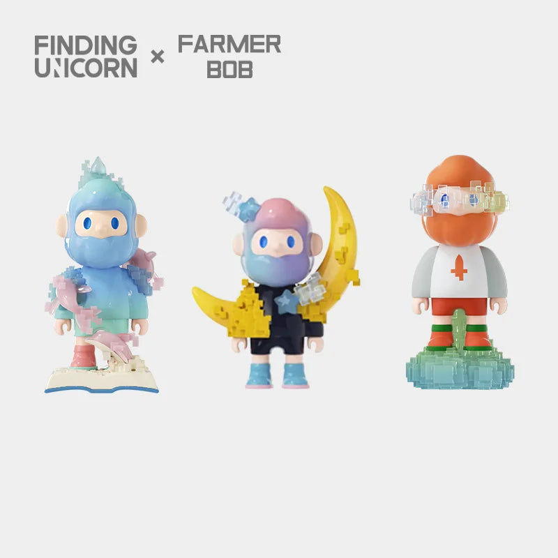 Farmer Bob Next Generation Pixel Universe Blind Box Series by Finding Unicorn
