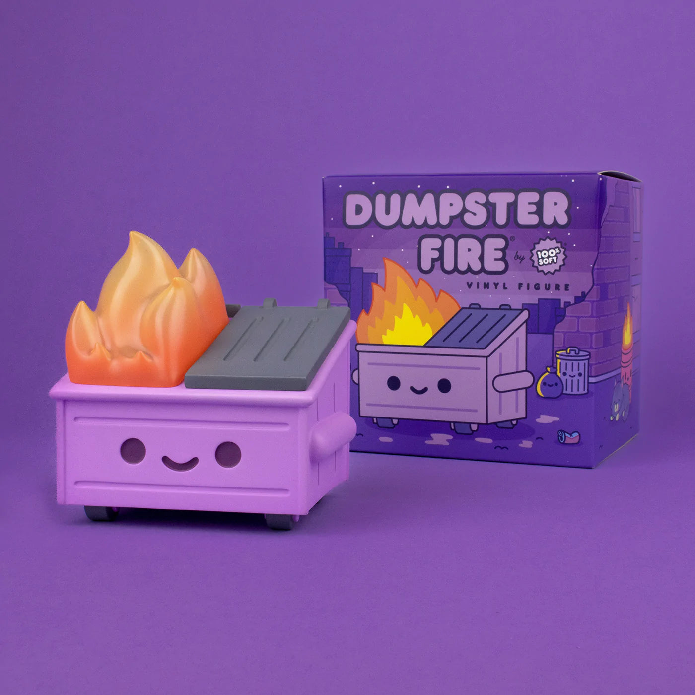 Dumpster Fire - Cough Syrup Purple Vinyl Figure