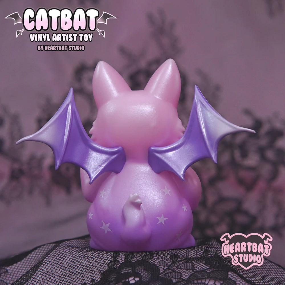 Jellybean Catbat Vinyl Toy by Heartbat Studio