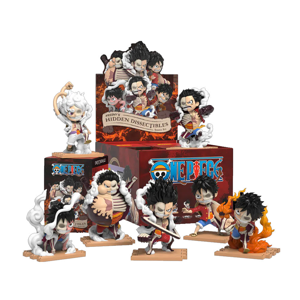 Freeny&#39;s Hidden Dissectibles: One Piece - Luffy&#39;s Gears Edition Blind Box by Mighty Jaxx