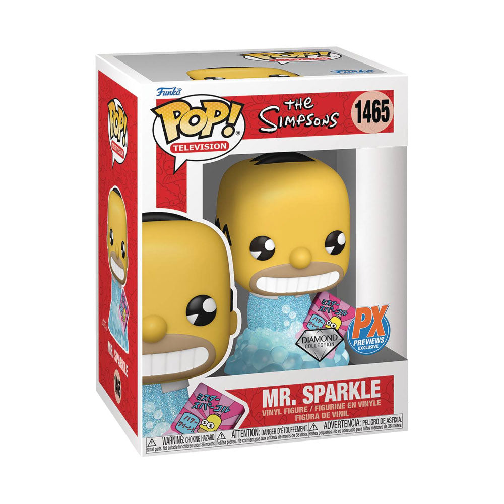 The Simpsons Mr Sparkle Diamond Glitter PX Exclusive POP! Vinyl Figure by Funko