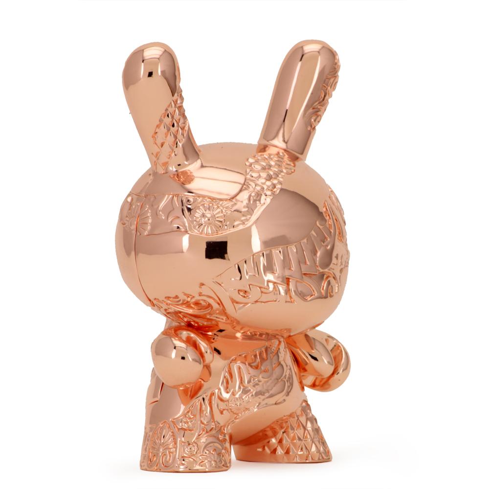 *Special Order* New Money Rose Gold Metal 5-Inch Dunny by Tristan Eaton x Kidrobot