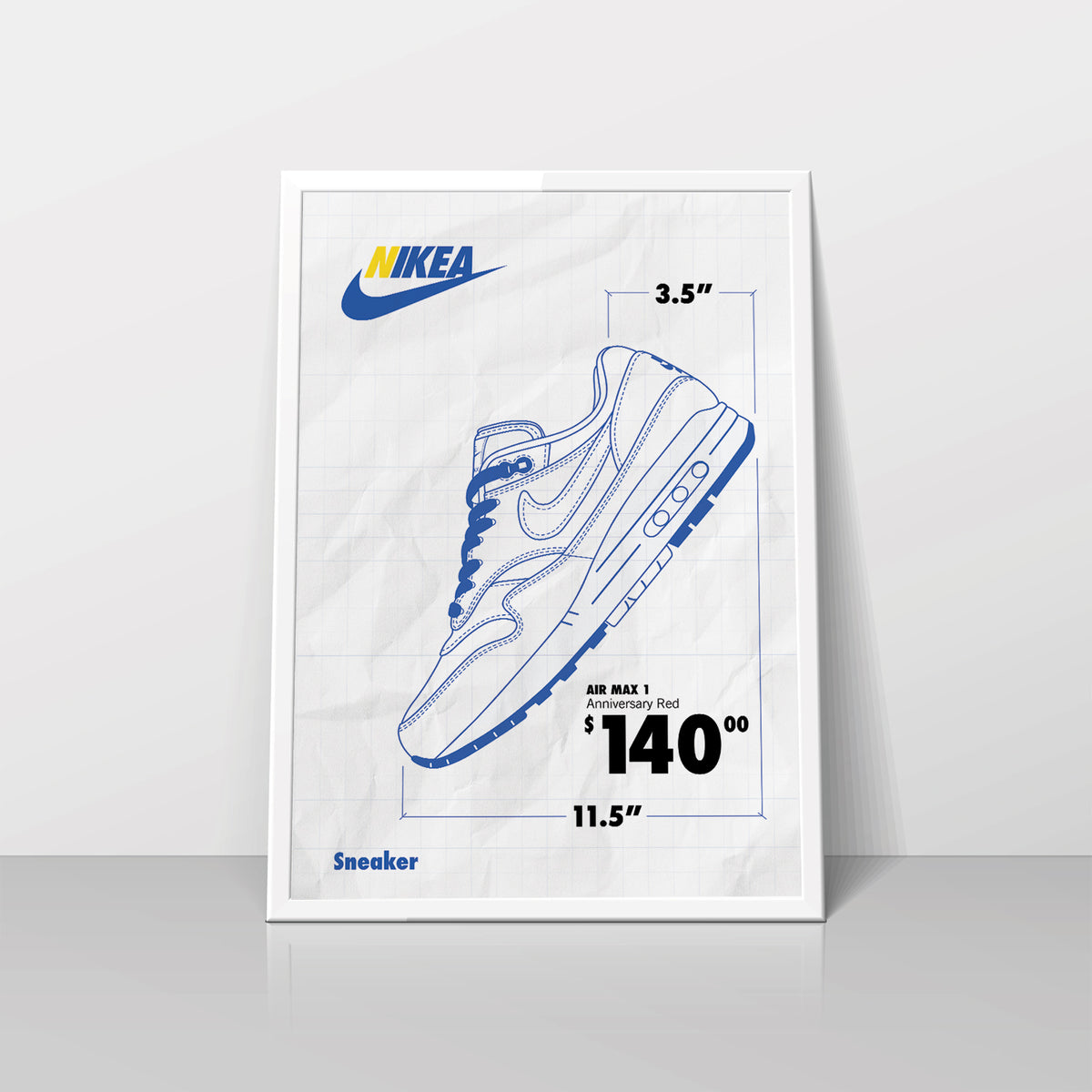 NIKEA Air Max 1 PRINT by Shoobox