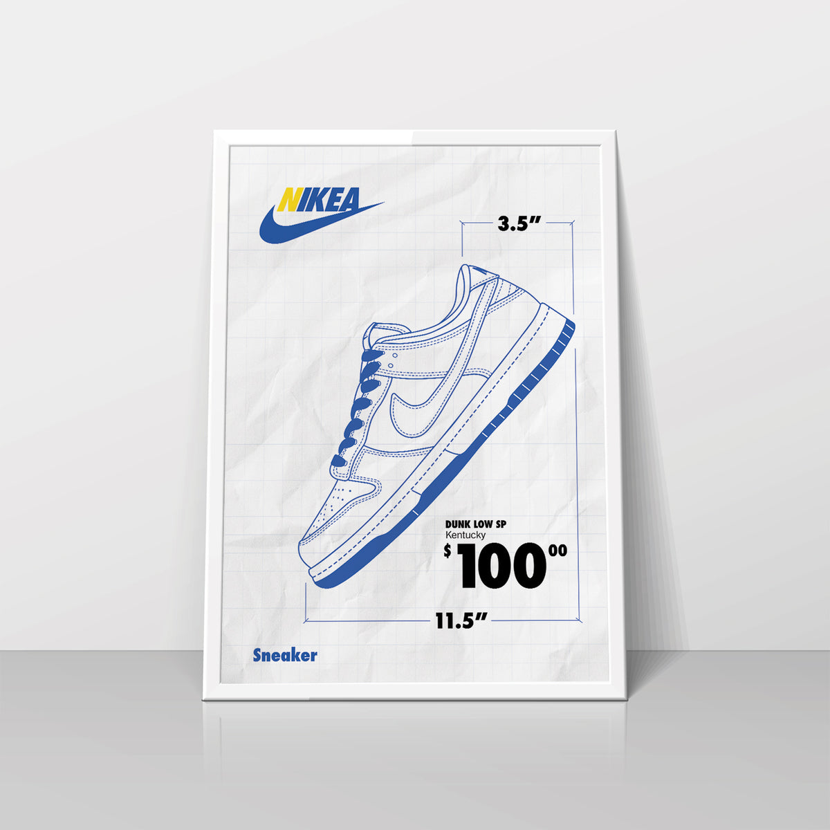 NIKEA Dunk Low PRINT by Shoobox