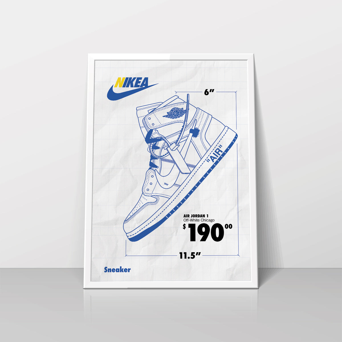 NIKEA Air Jordan PRINT by Shoobox