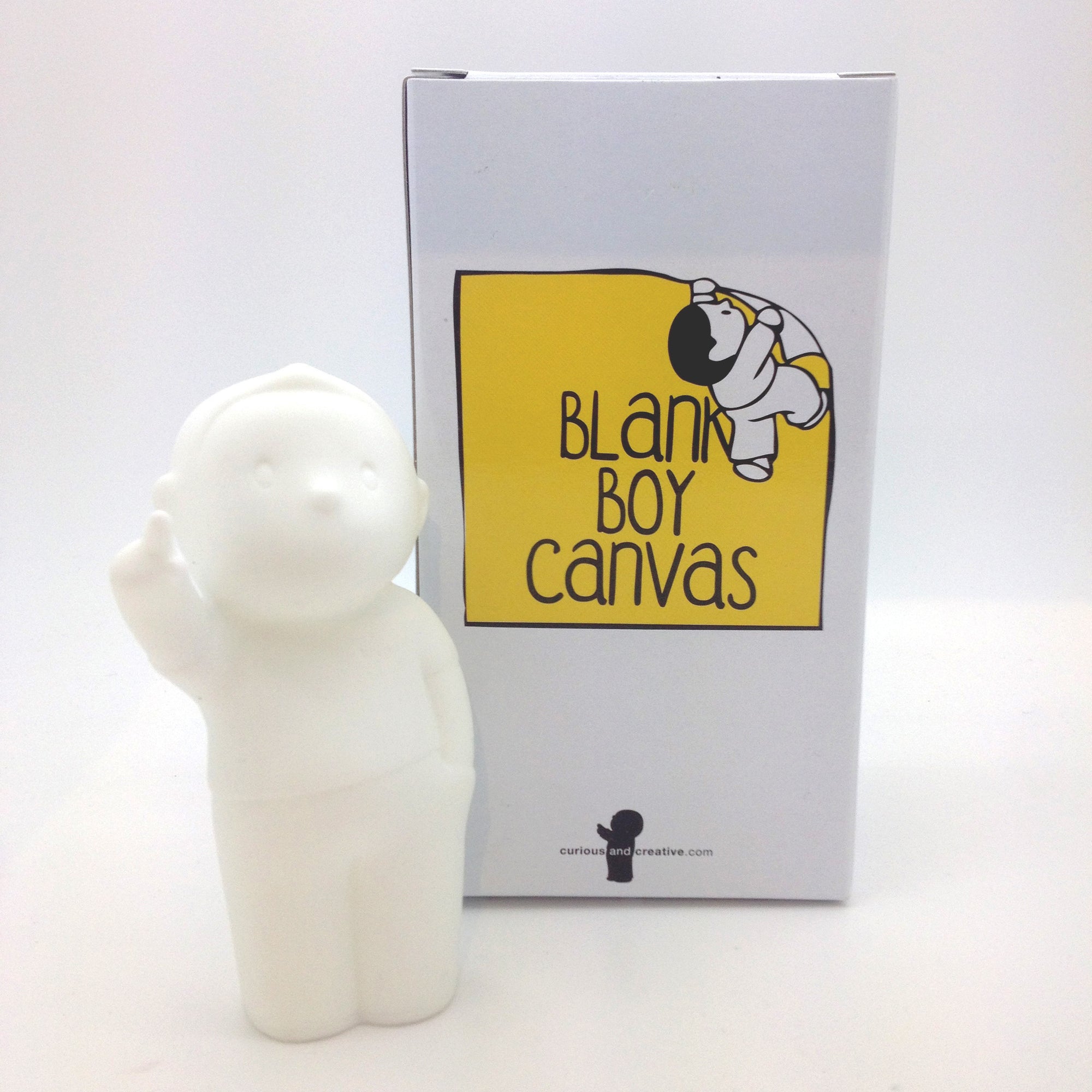 Tian Tian Blank Boy Canvas DIY Vinyl Toy - Mindzai
 - 1