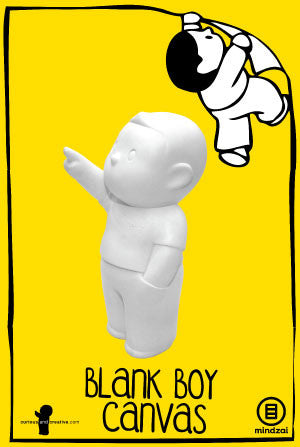 Tian Tian Blank Boy Canvas DIY Vinyl Toy - Mindzai
 - 4