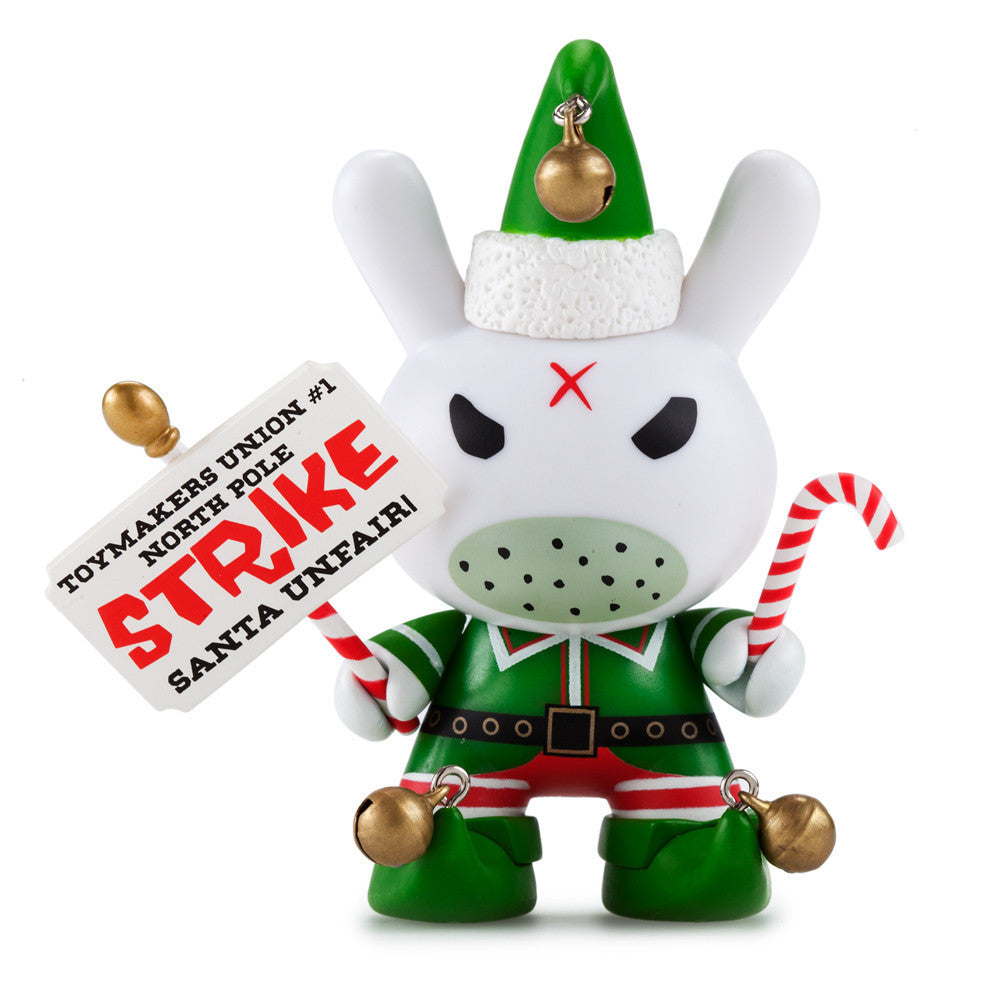 Grumpy Elf 3&quot; Dunny by Frank Kozik x Kidrobot - Mindzai
 - 3