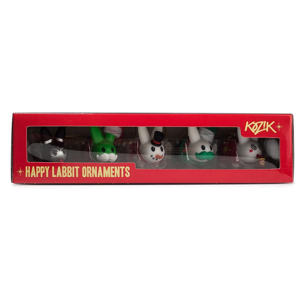 1.5&quot; Christmas Labbit Ornament 5-Pack by Kozik x Kidrobot
